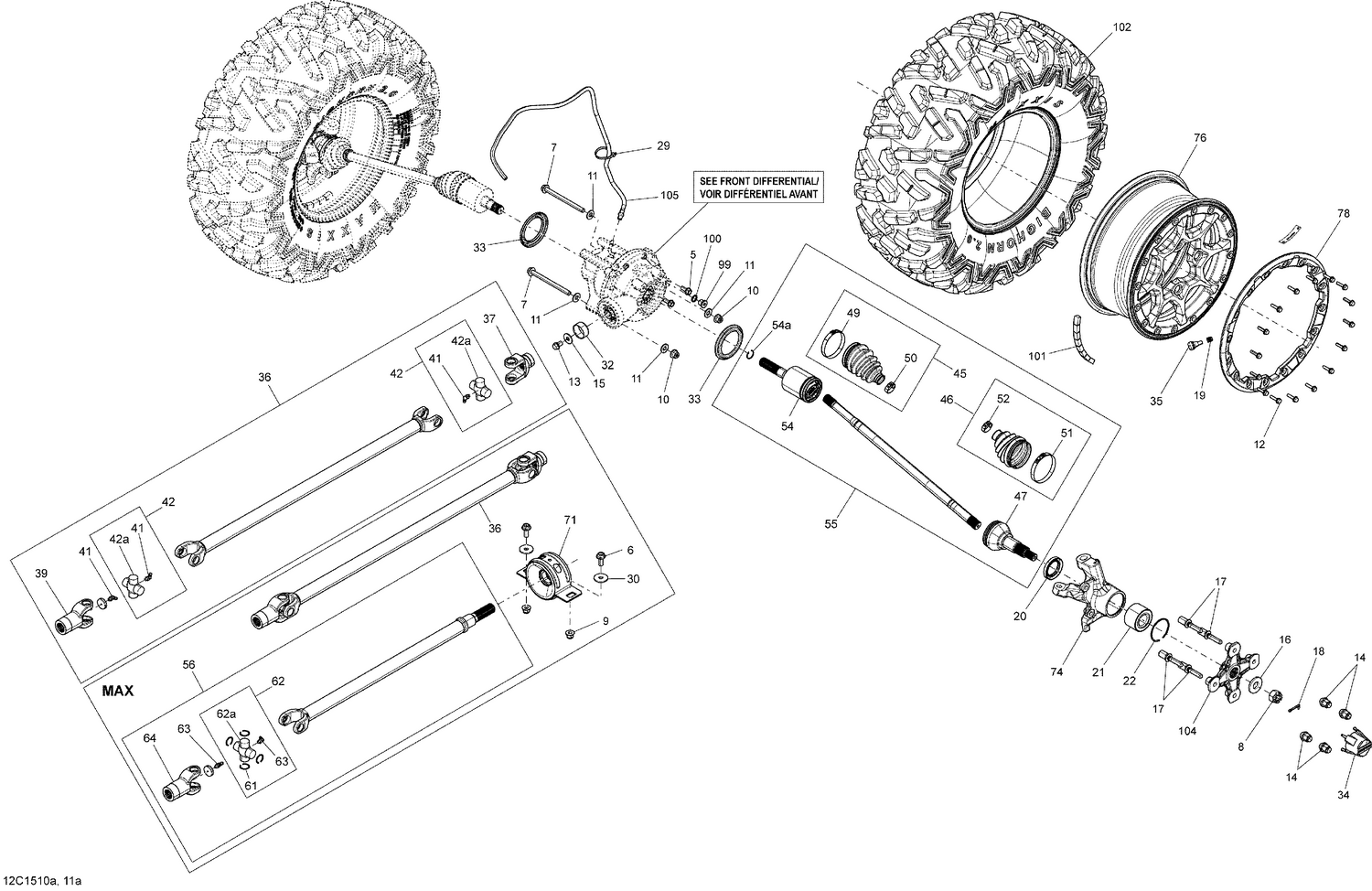 07- Drive System, Front _12C1510a