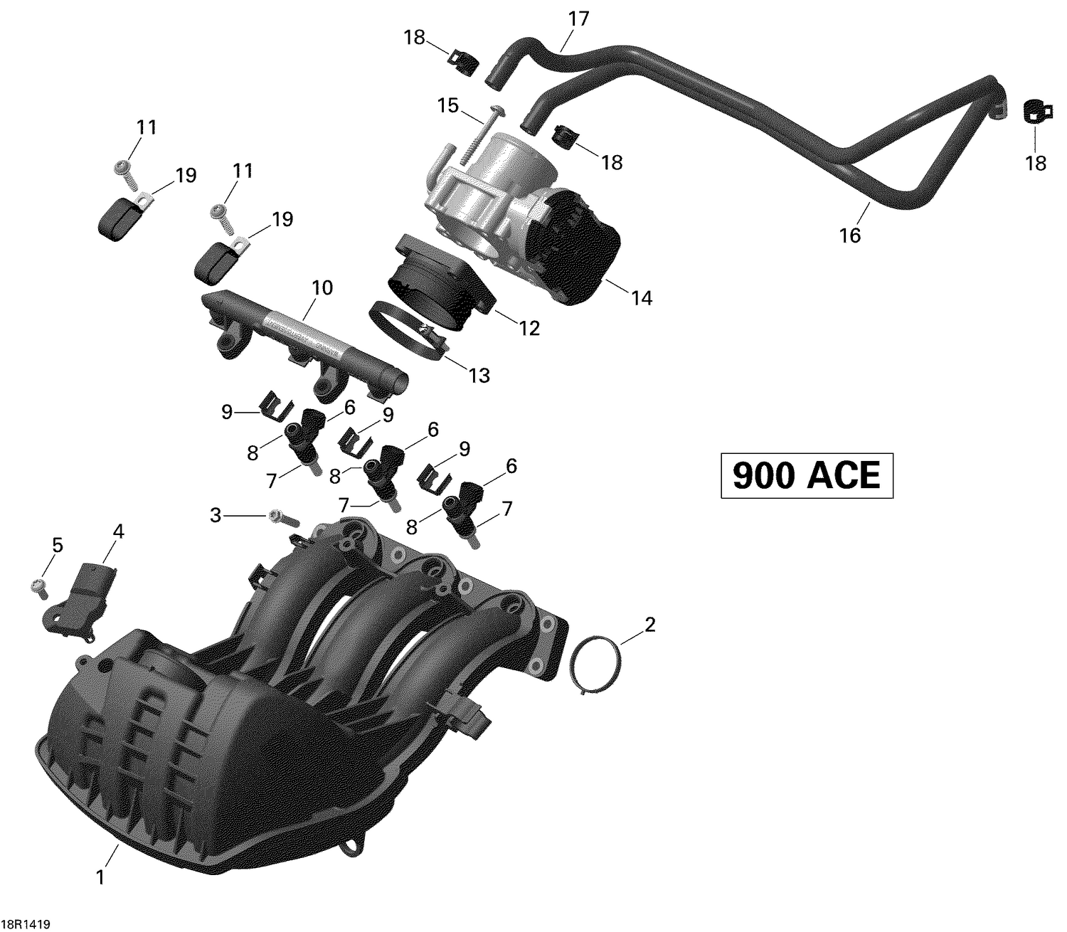 02- Air Intake Manifold And Throttle Body