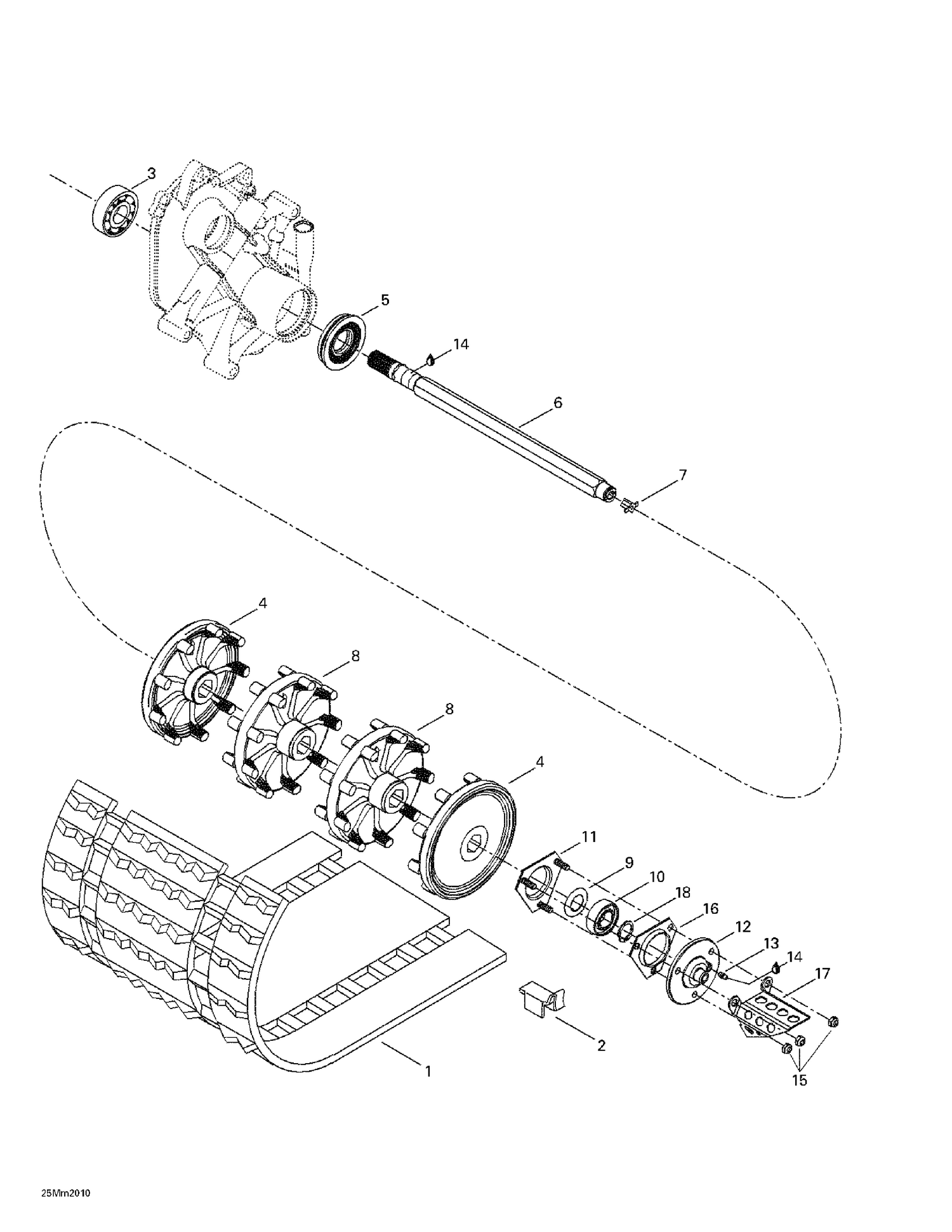 05- Drive Axle And Track