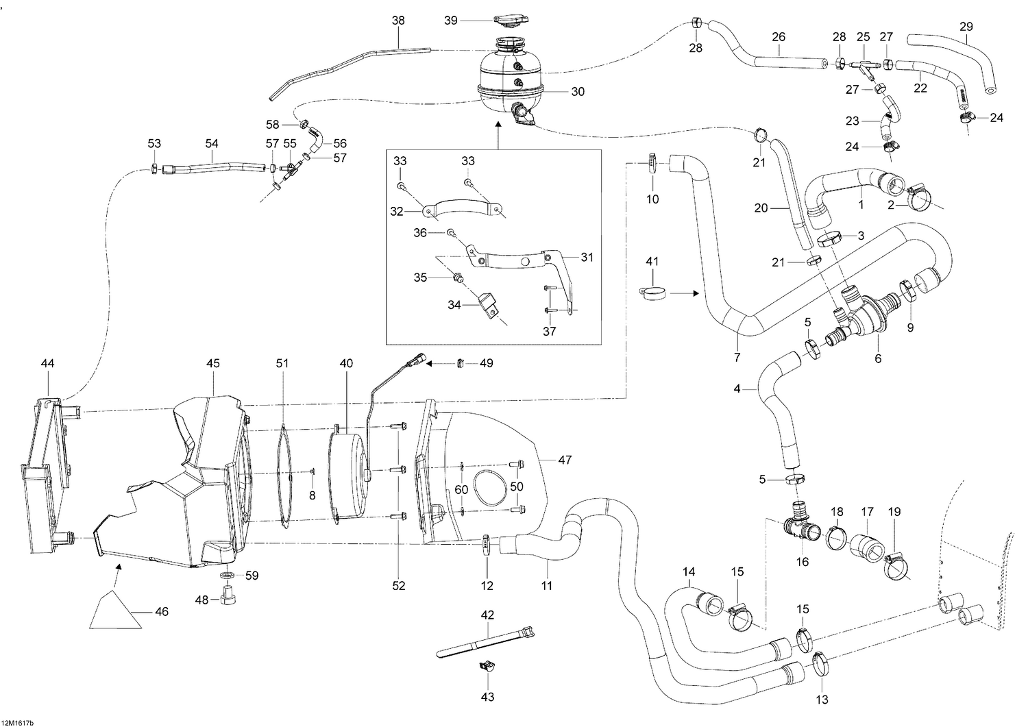 01- Cooling System - 600 E-TEC