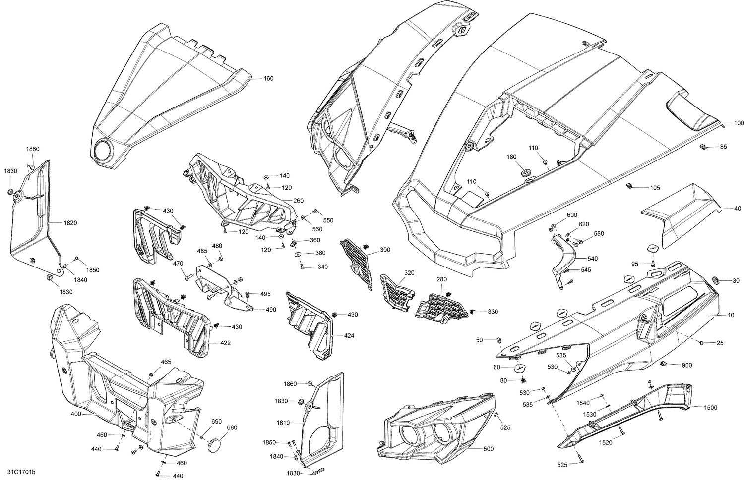 09- Body And Accessories - Max, Front, All Models