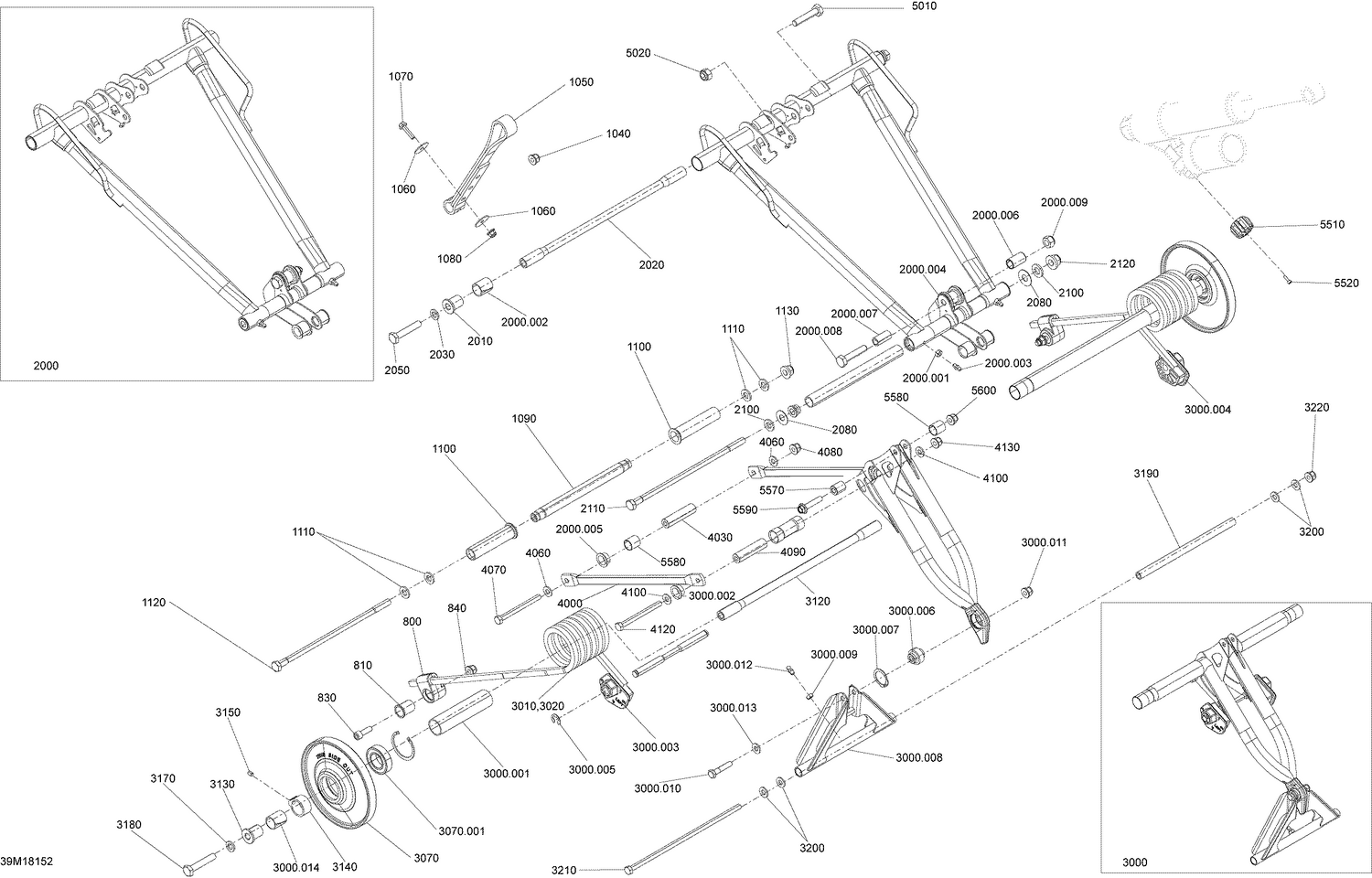 08- Rear Suspension Freeride - Package 154 NOIS - Superior
