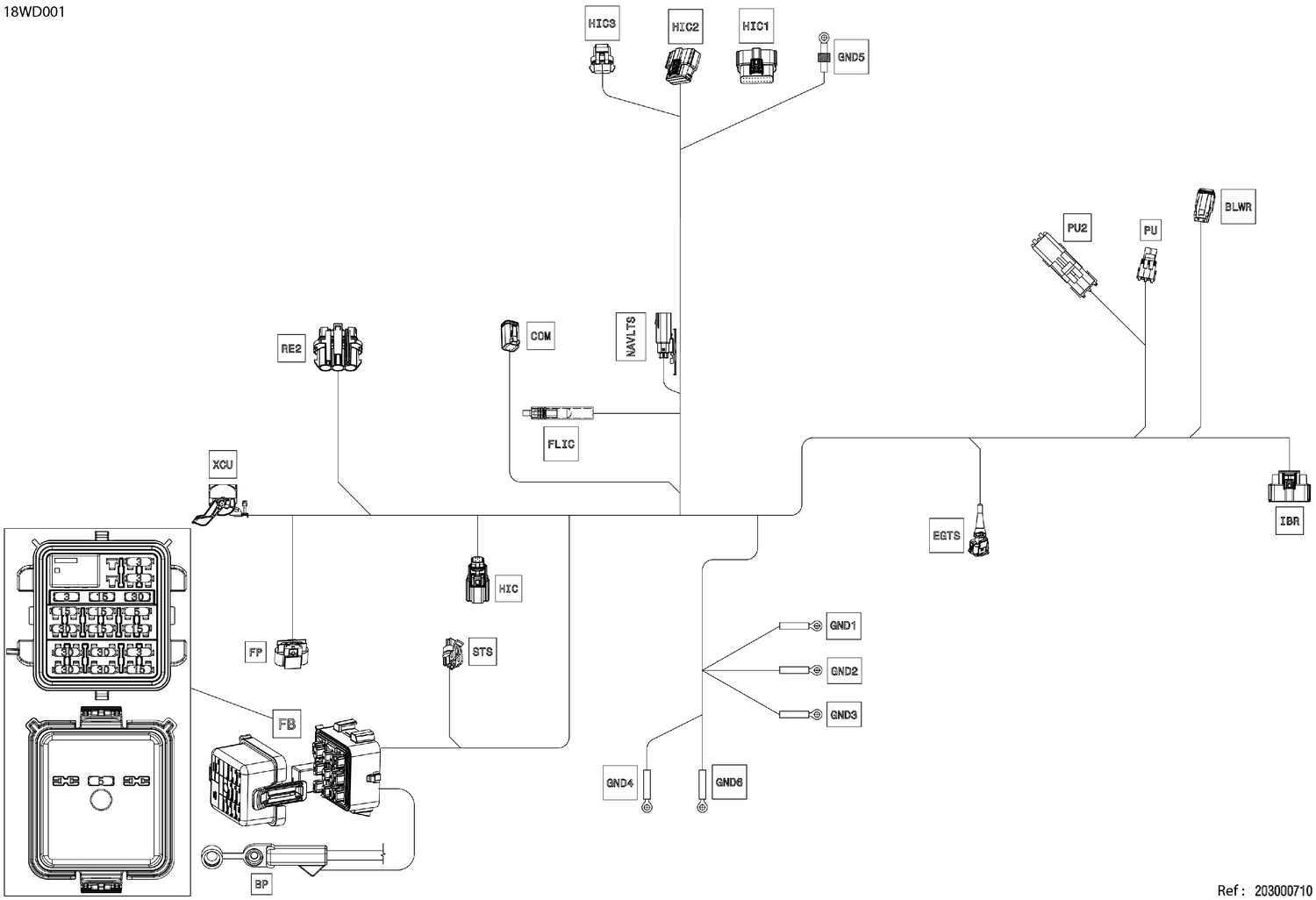 02- Electric - Main Harness - 278004454
