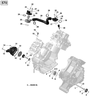 01- Engine Cooling - 570 Efi Schematic