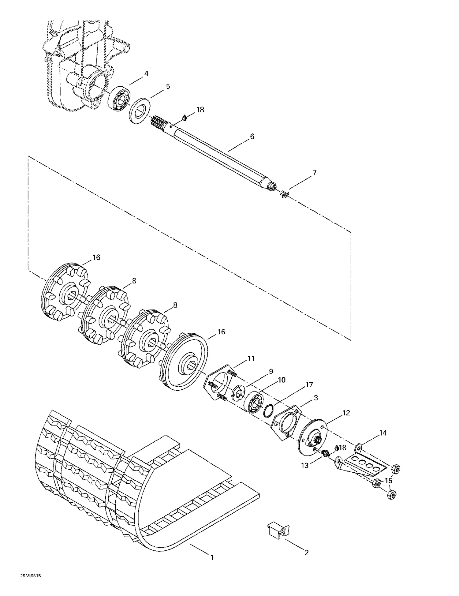 05- Drive Axle And Track