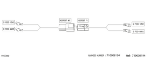 08- Electric - Roof Harness - 710008194 Schematic