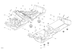 07- Cab Interior - Floor Schematic