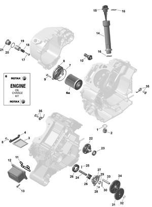 01- Rotax - Engine Lubrication Schematic