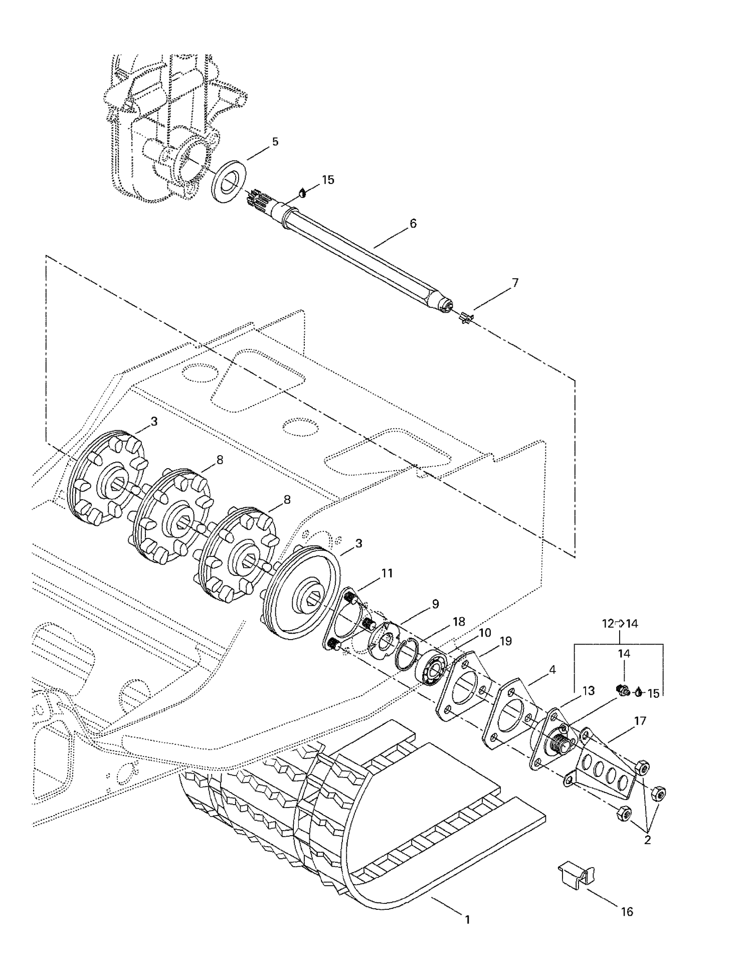 05- Drive Axle And Track