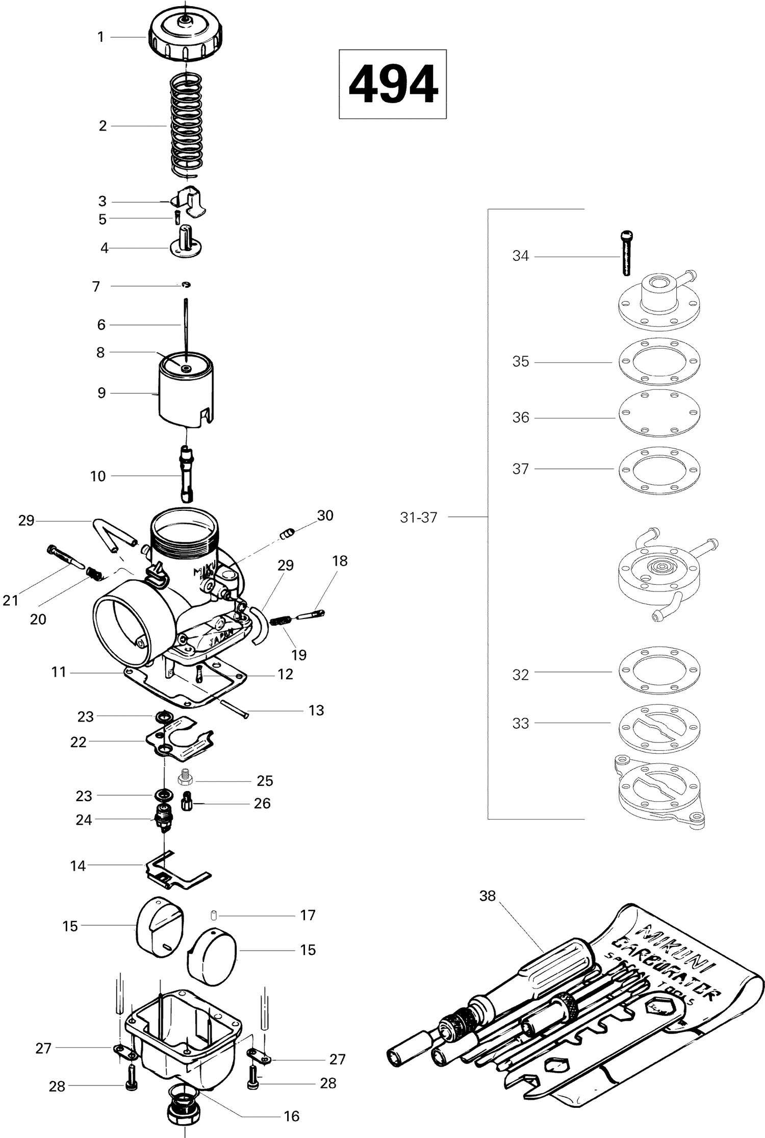 02- Carburetor 500
