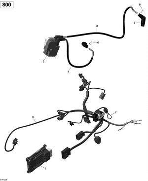 10- Engine Harness And Electronic Module Renegade Schematic