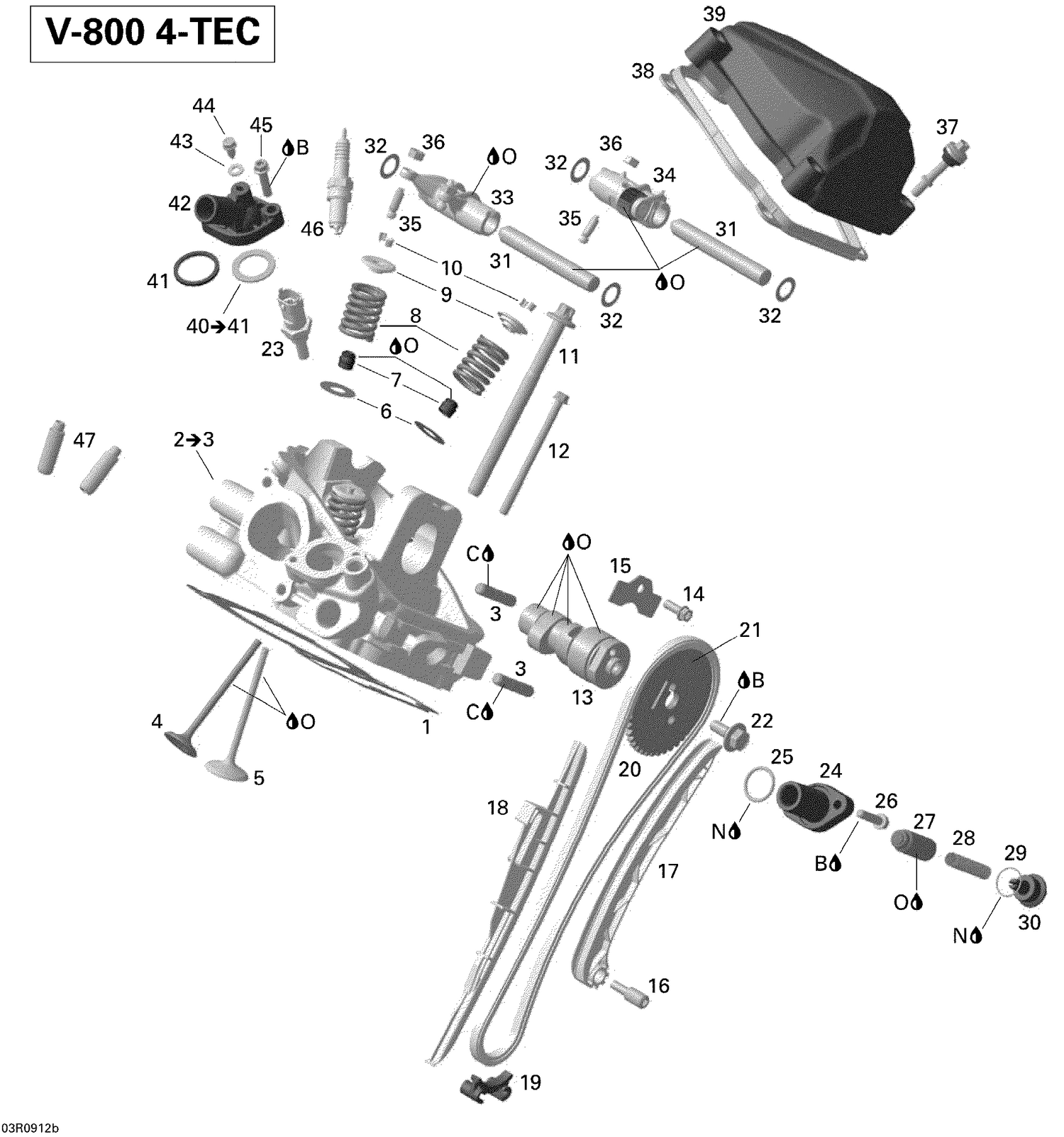 01- Cylinder Head, Rear