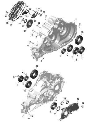 01- Rotax - Gear Box 1 Schematic