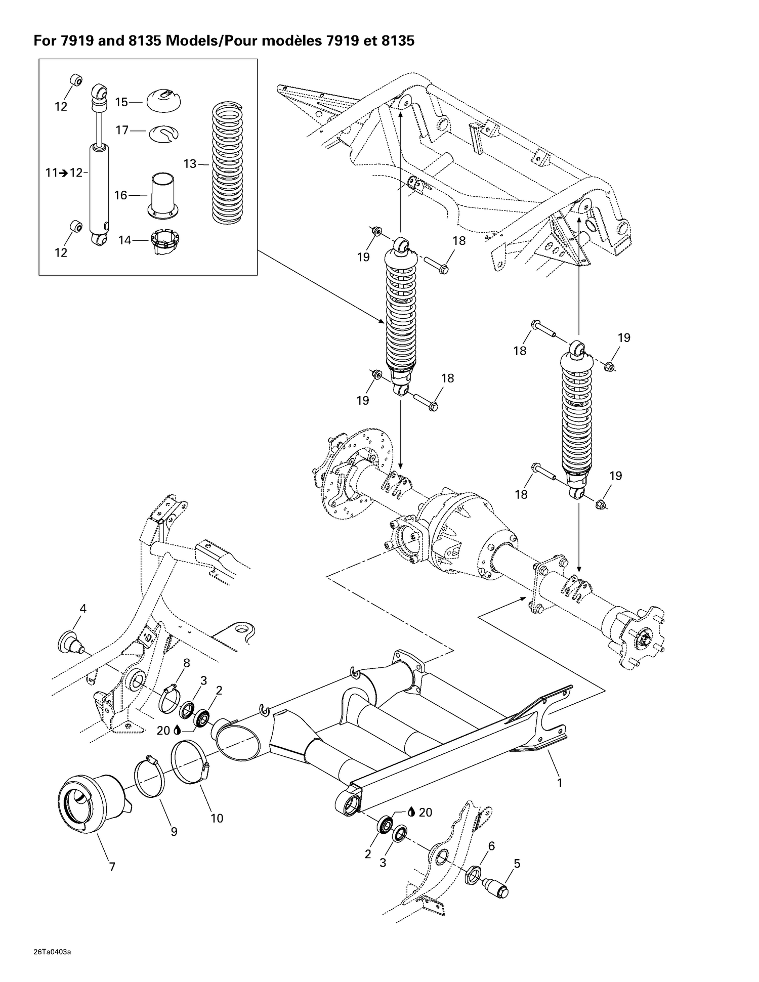 08- Rear Suspension (for 7919 And 8135 Models)