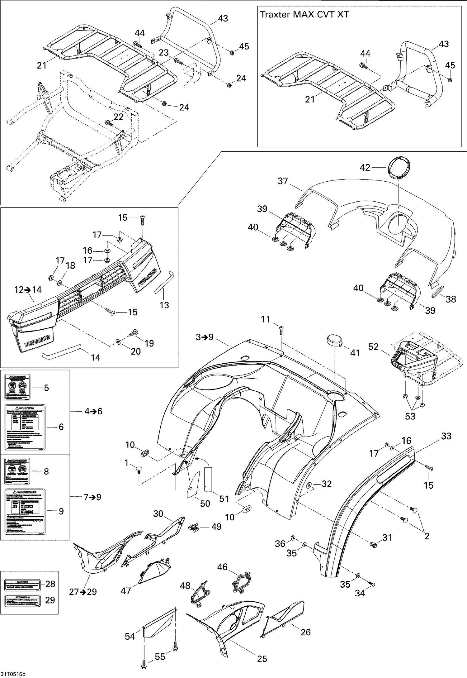 09- Body And Accessories, Rear View