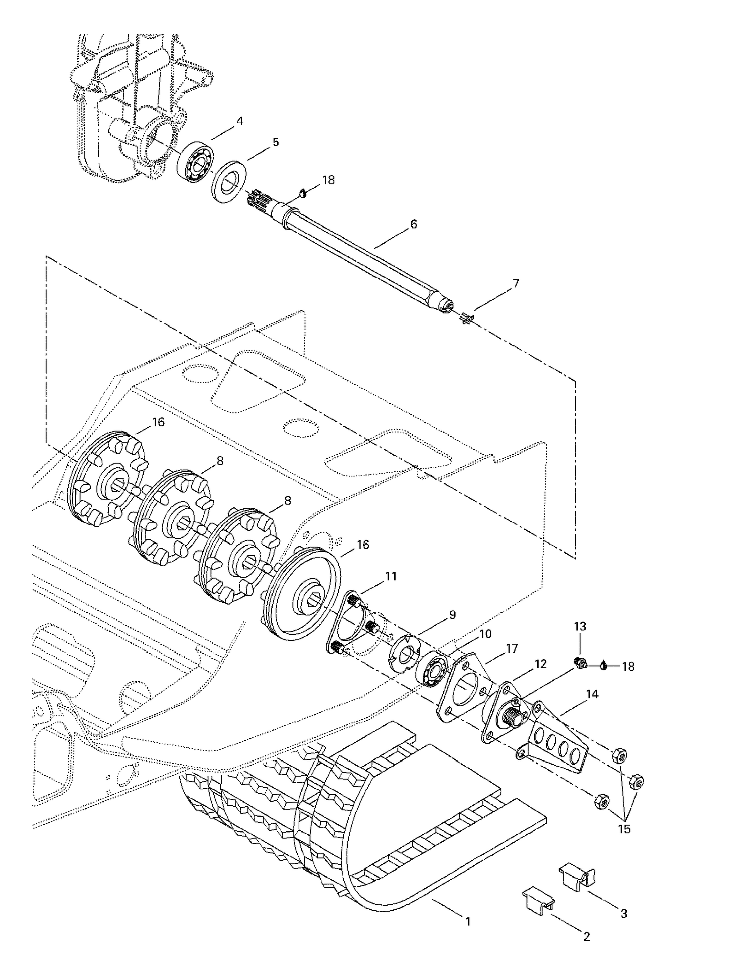 05- Drive Axle And Track