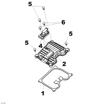 01- Cylinder Head Cover Schematic