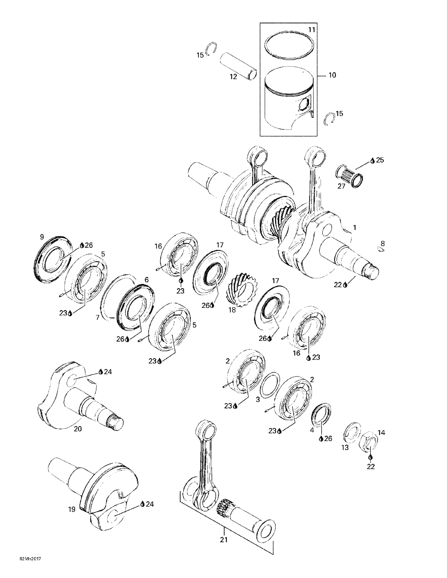 01- Crankshaft And Pistons