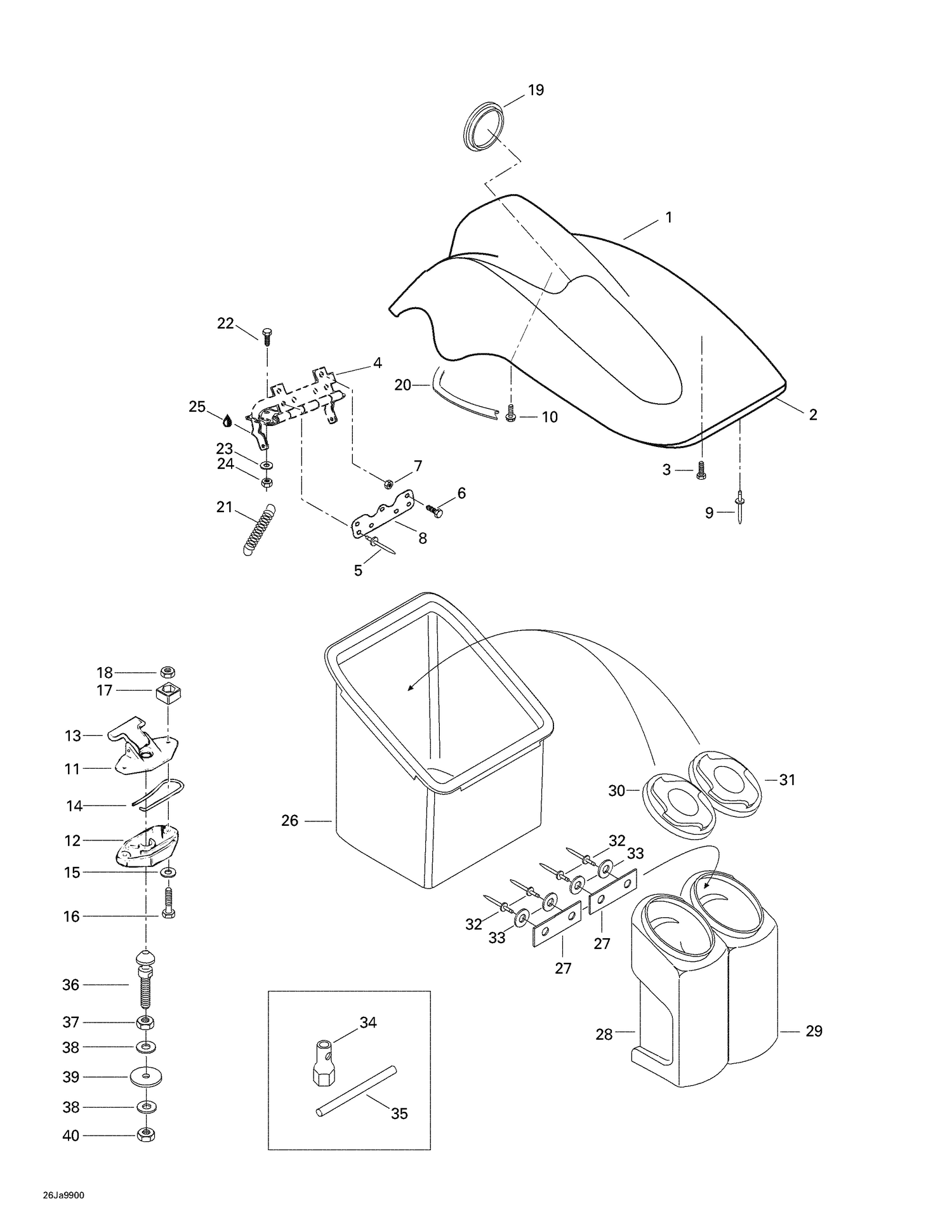 09- Front Storage Compartment