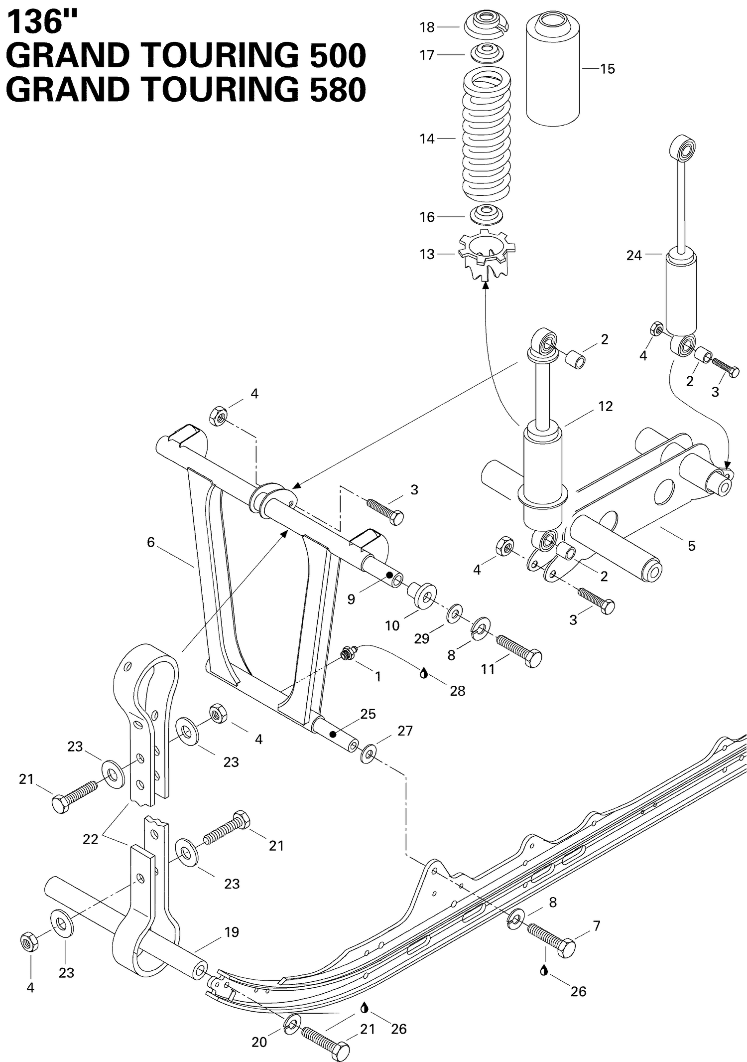 08- Front Arm 500, 580