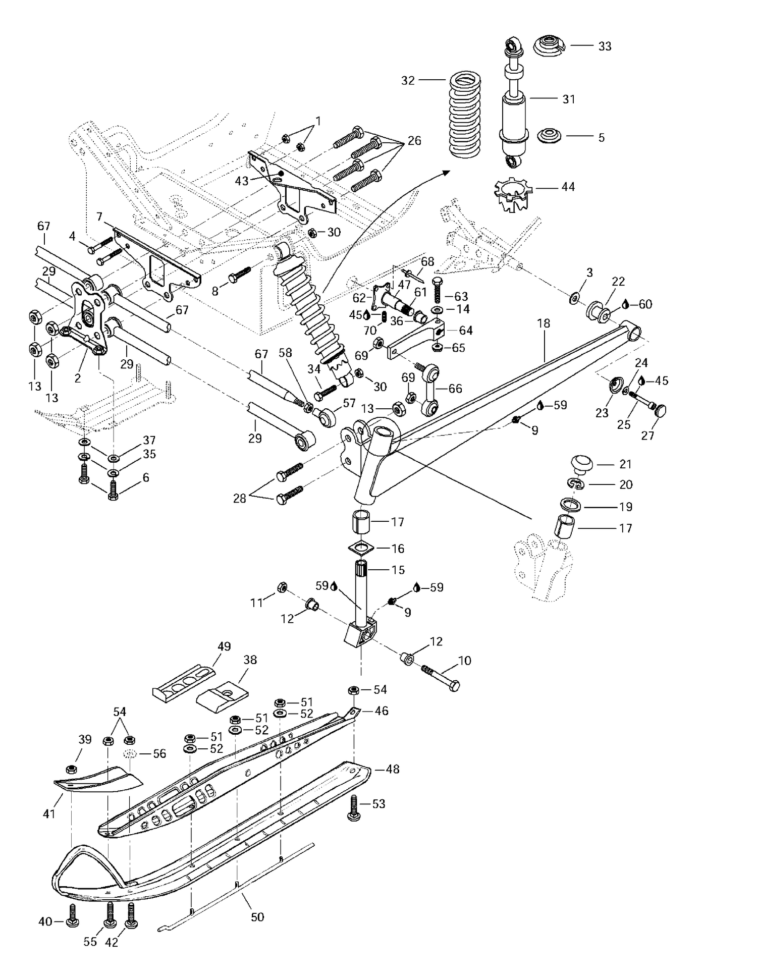 07- Front Suspension And Ski