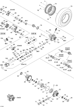 07- Drive System, Front Schematic