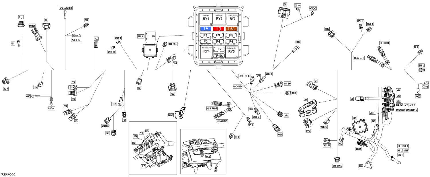 08- Electric - Main Harness - 710010289