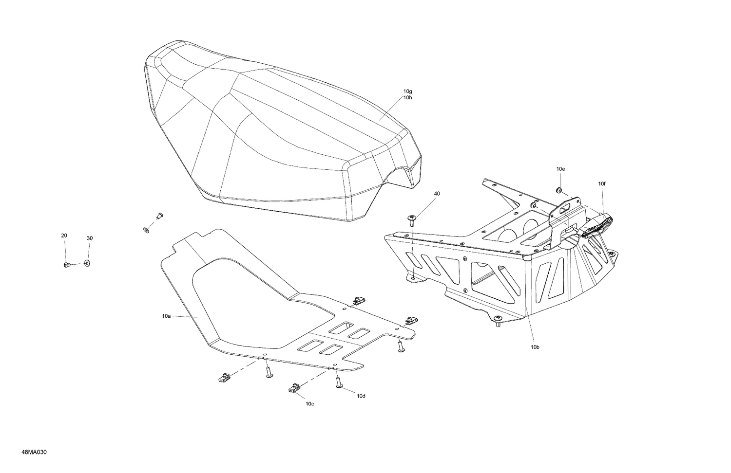 07- Body - Seat - Racing Sled