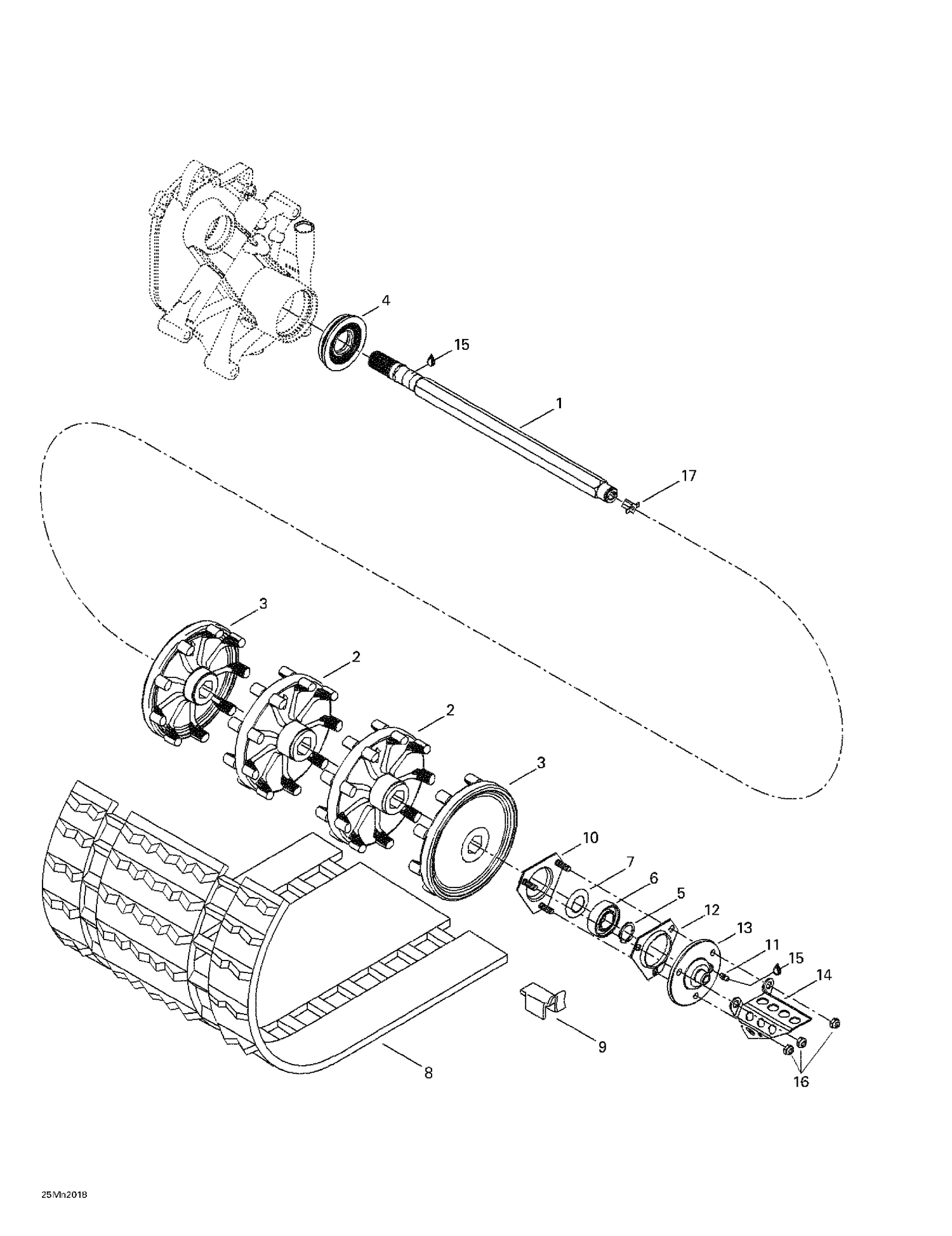 05- Drive Axle And Track