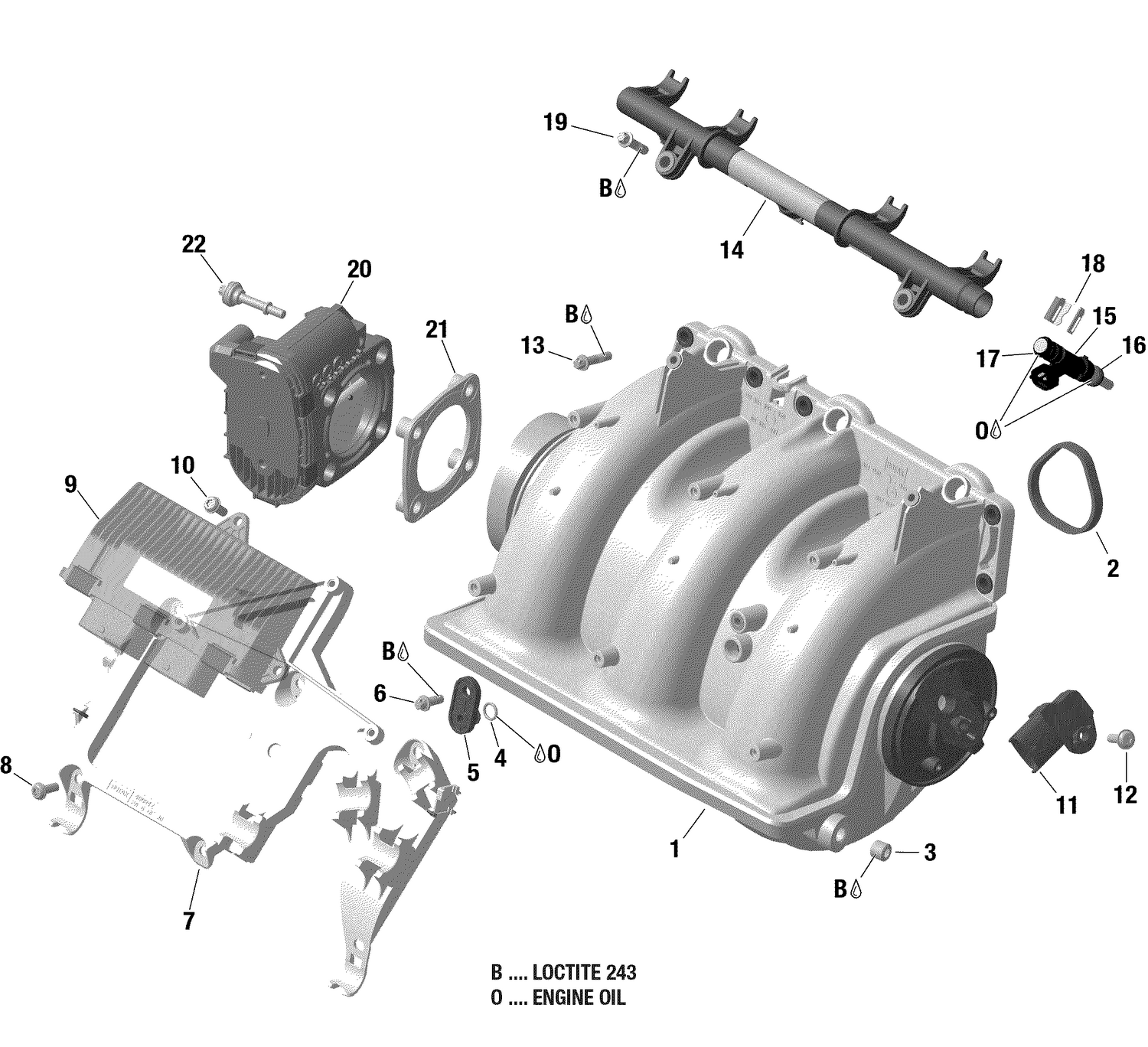 02- Air Intake Manifold And Throttle Body