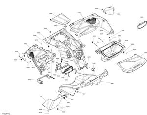 09- Cab Interior - Dashboard - Std Schematic