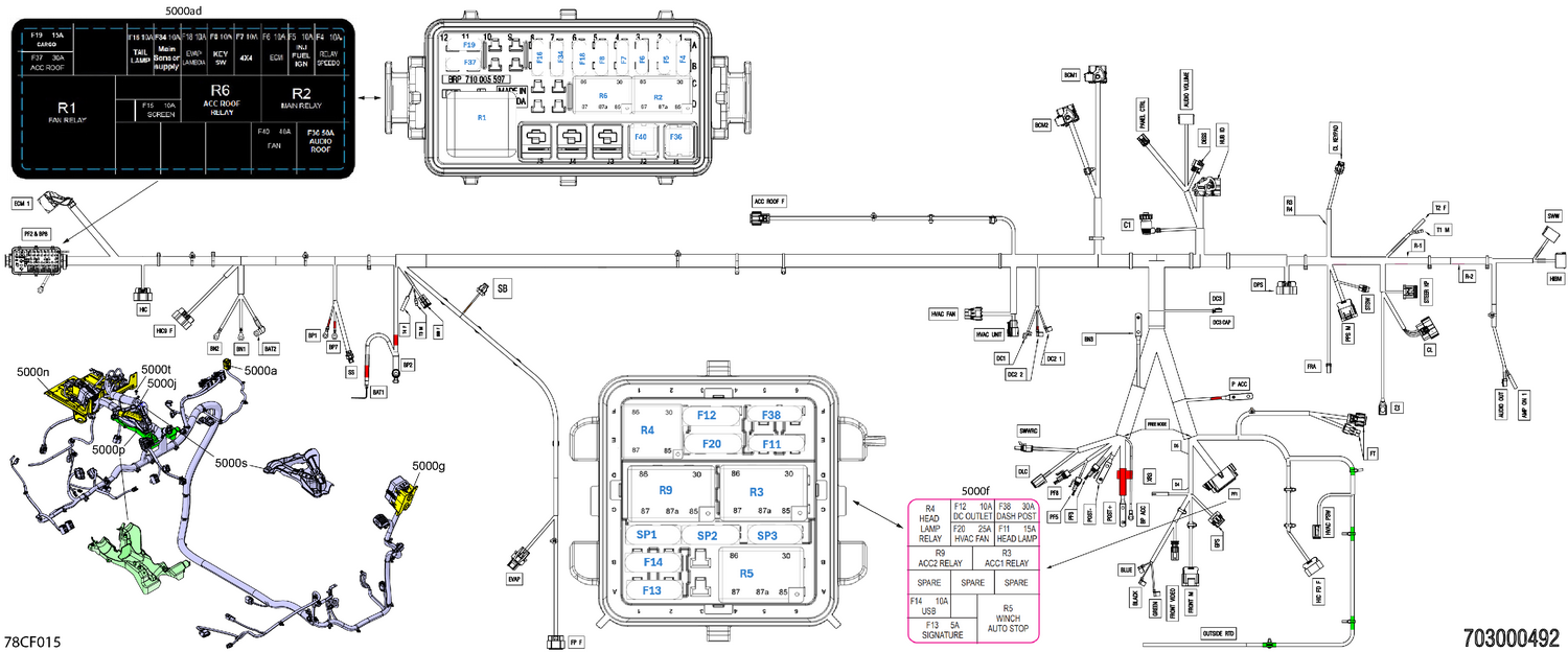 08- Electric - Main Harness - 710010580