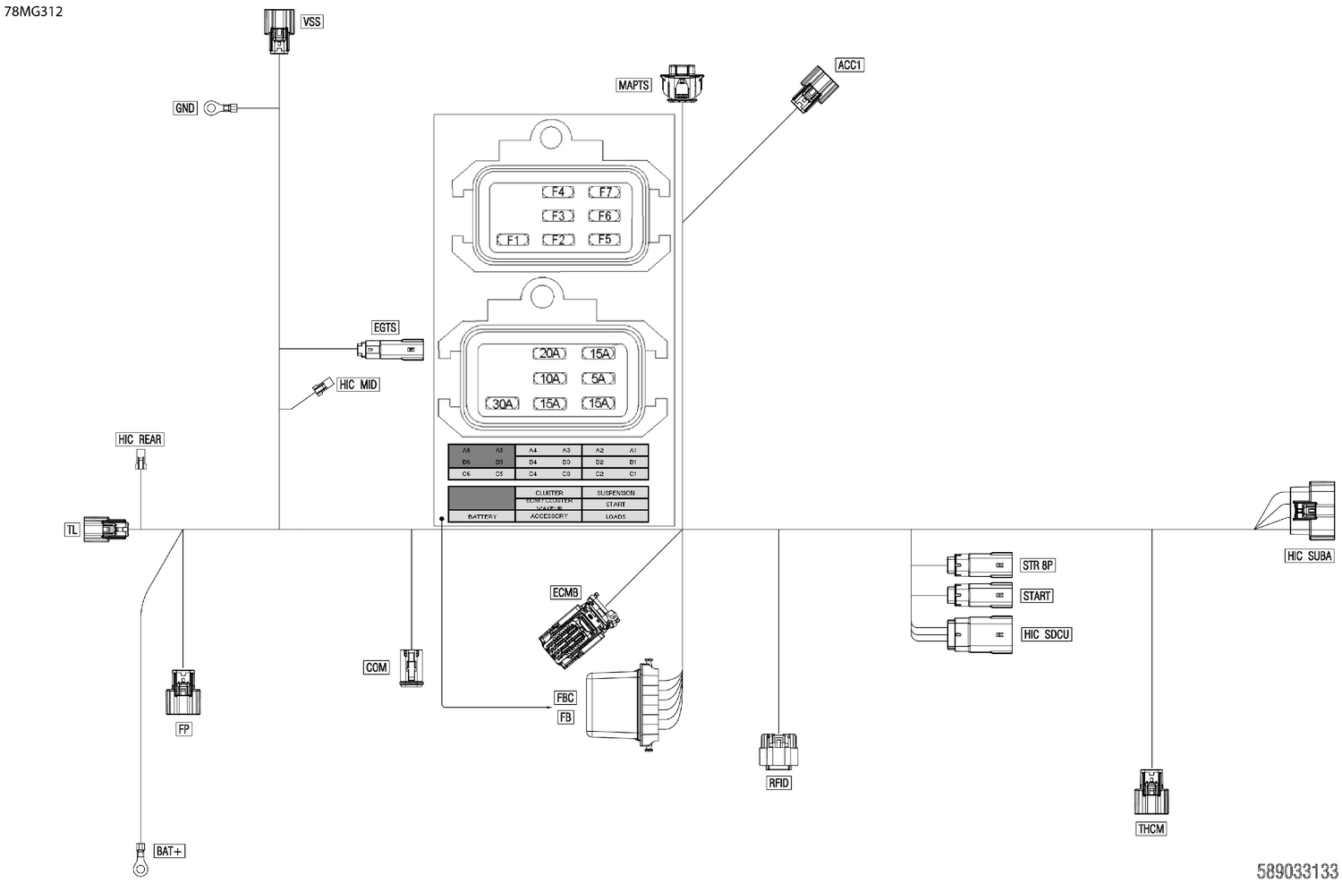 08- Electric - Main Harness - 515179920