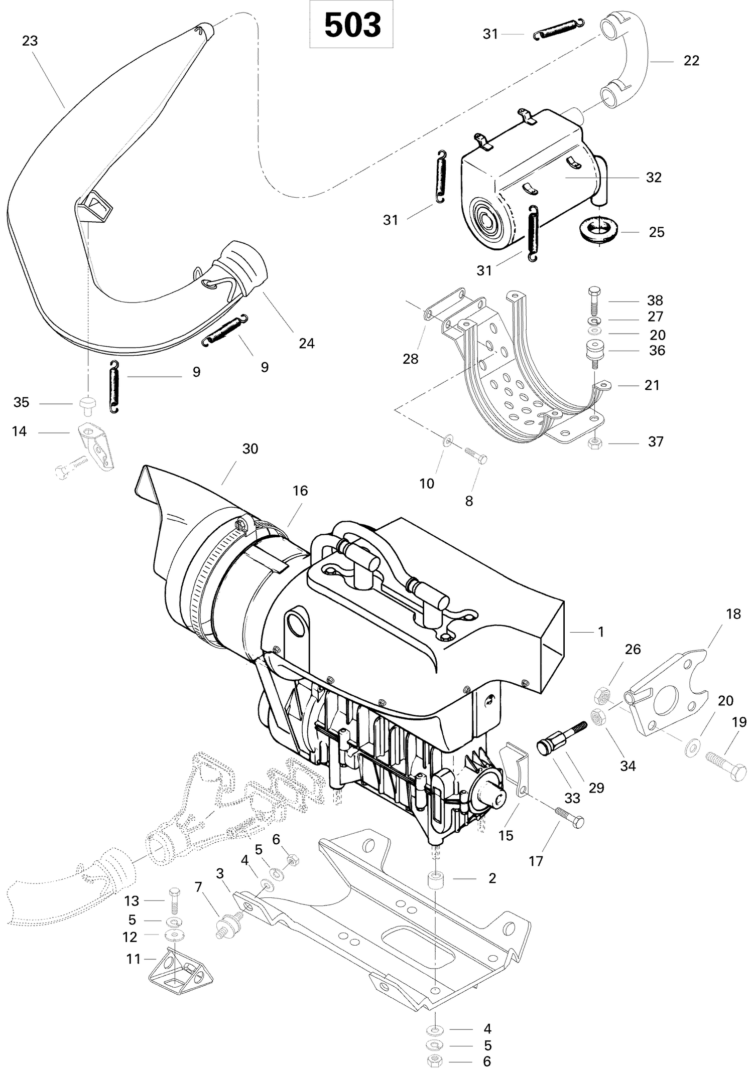 01- Engine And Engine Support 503