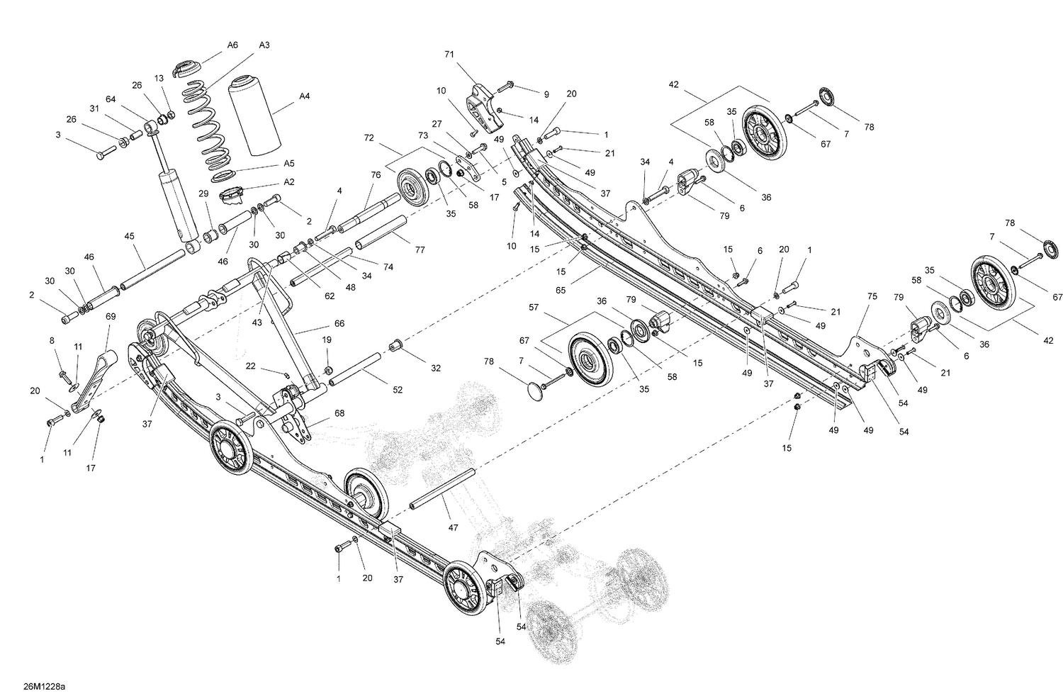 08- Rear Suspension Base And Front Arm
