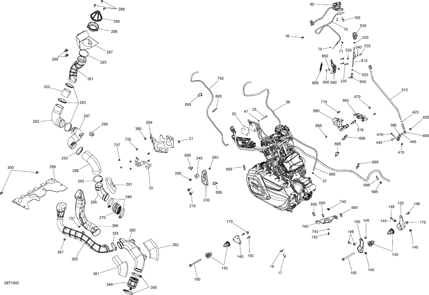 01- Engine - 570 EFI - XMR