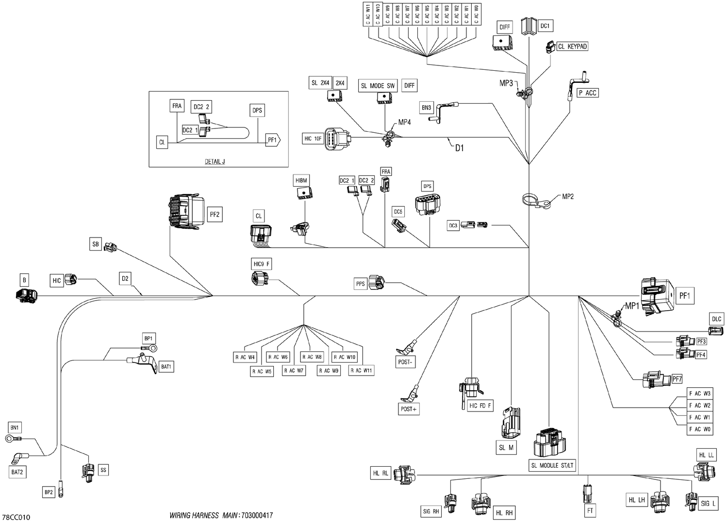 08- Electric - Main Harness - 710008774