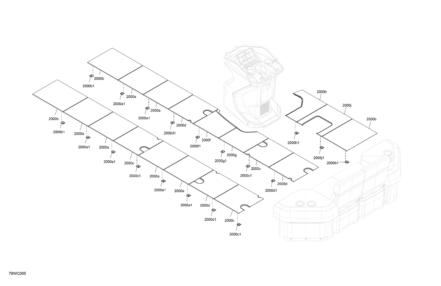 03- FLOORING - Deck Mat Kit