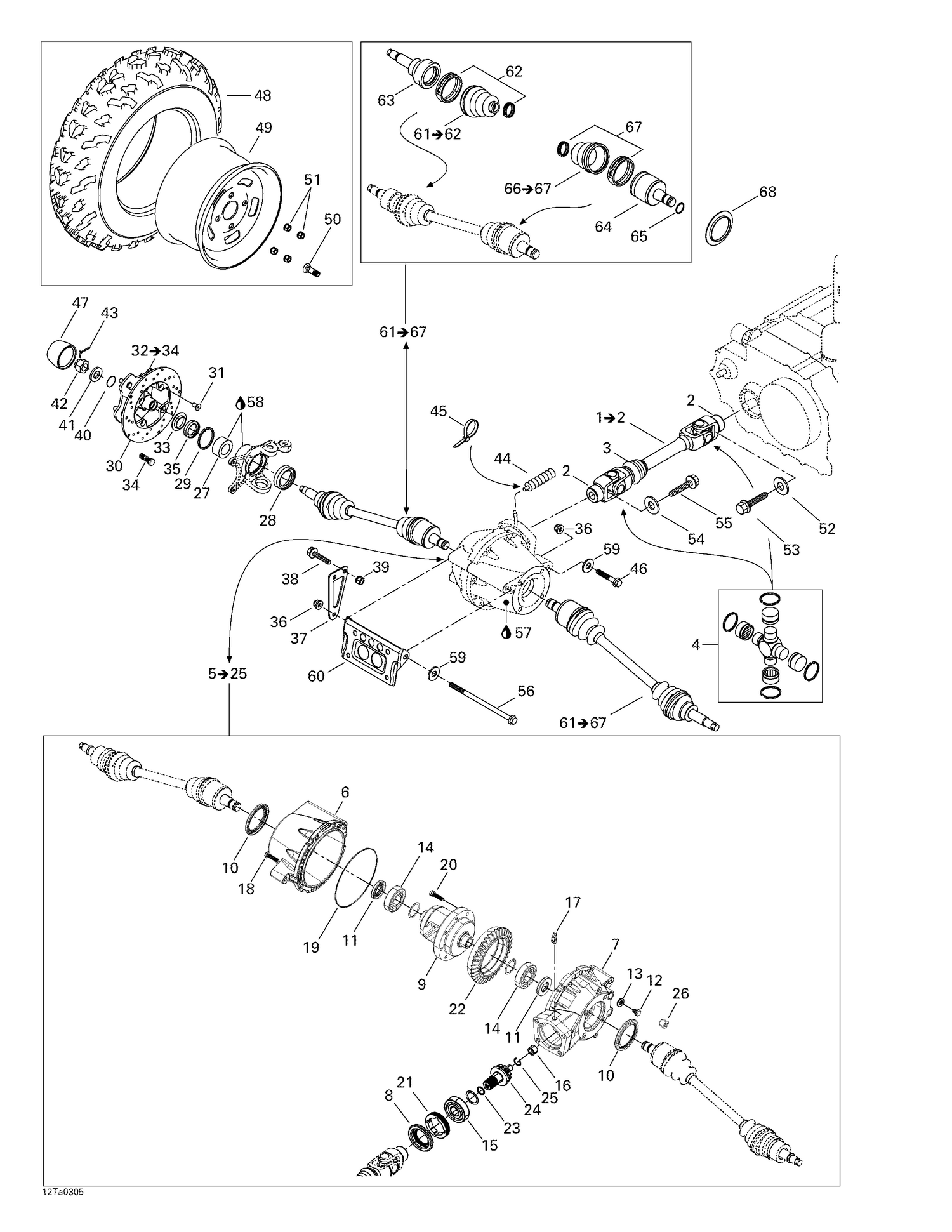 05- Drive System, Front