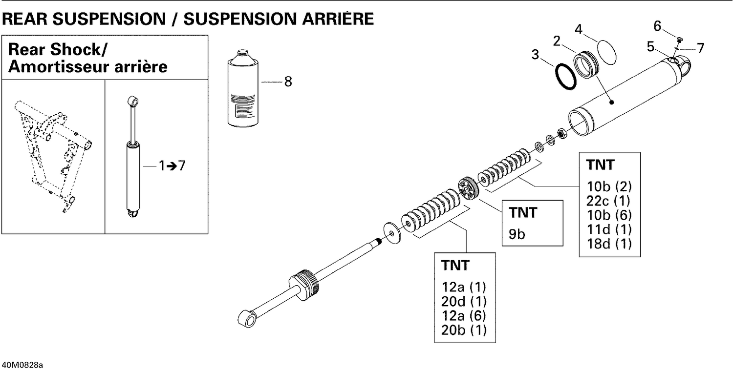 08- Take Apart Shock, Rear 1