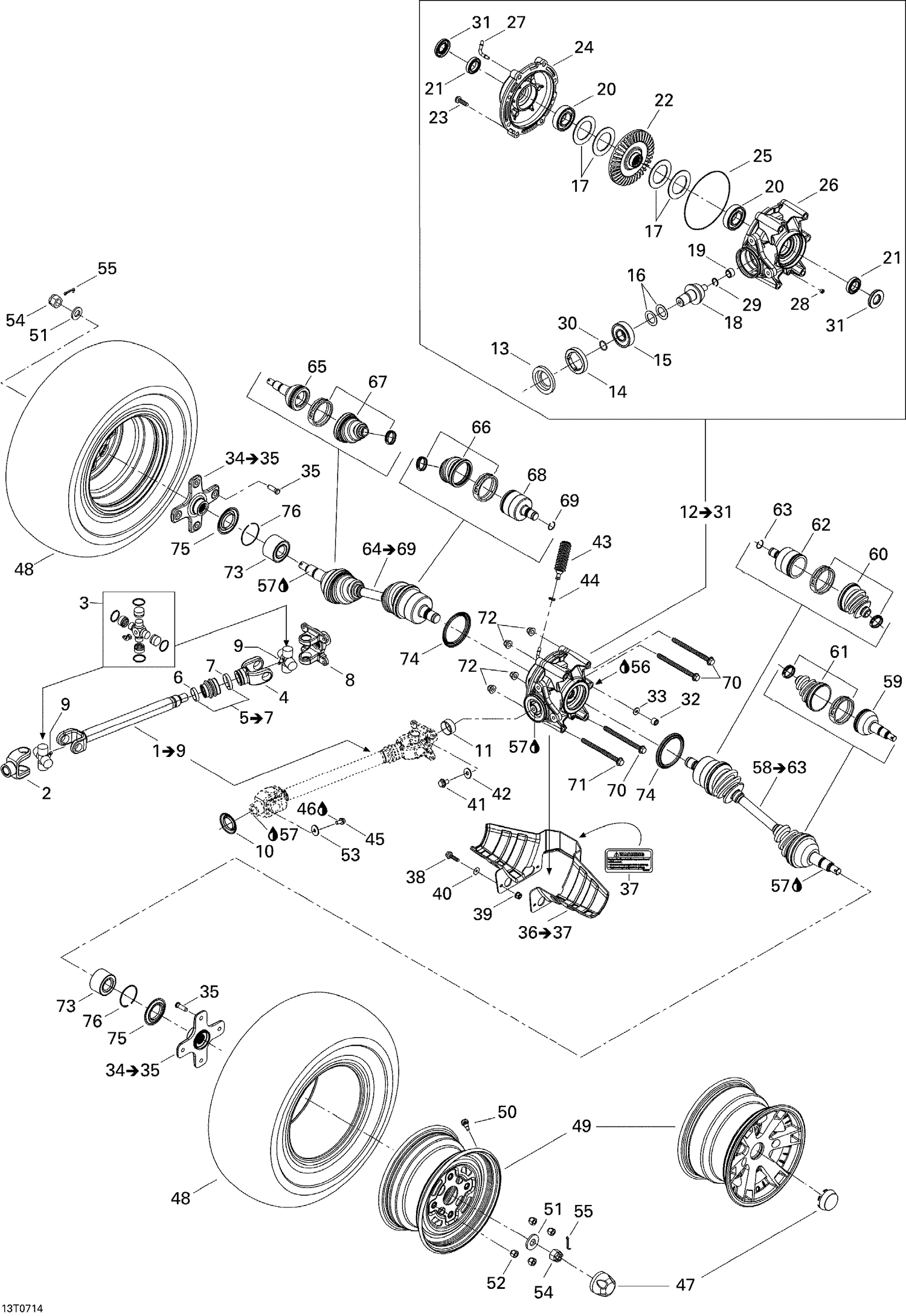 08- Drive System, Rear STD