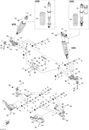 07- Front Suspension Schematic