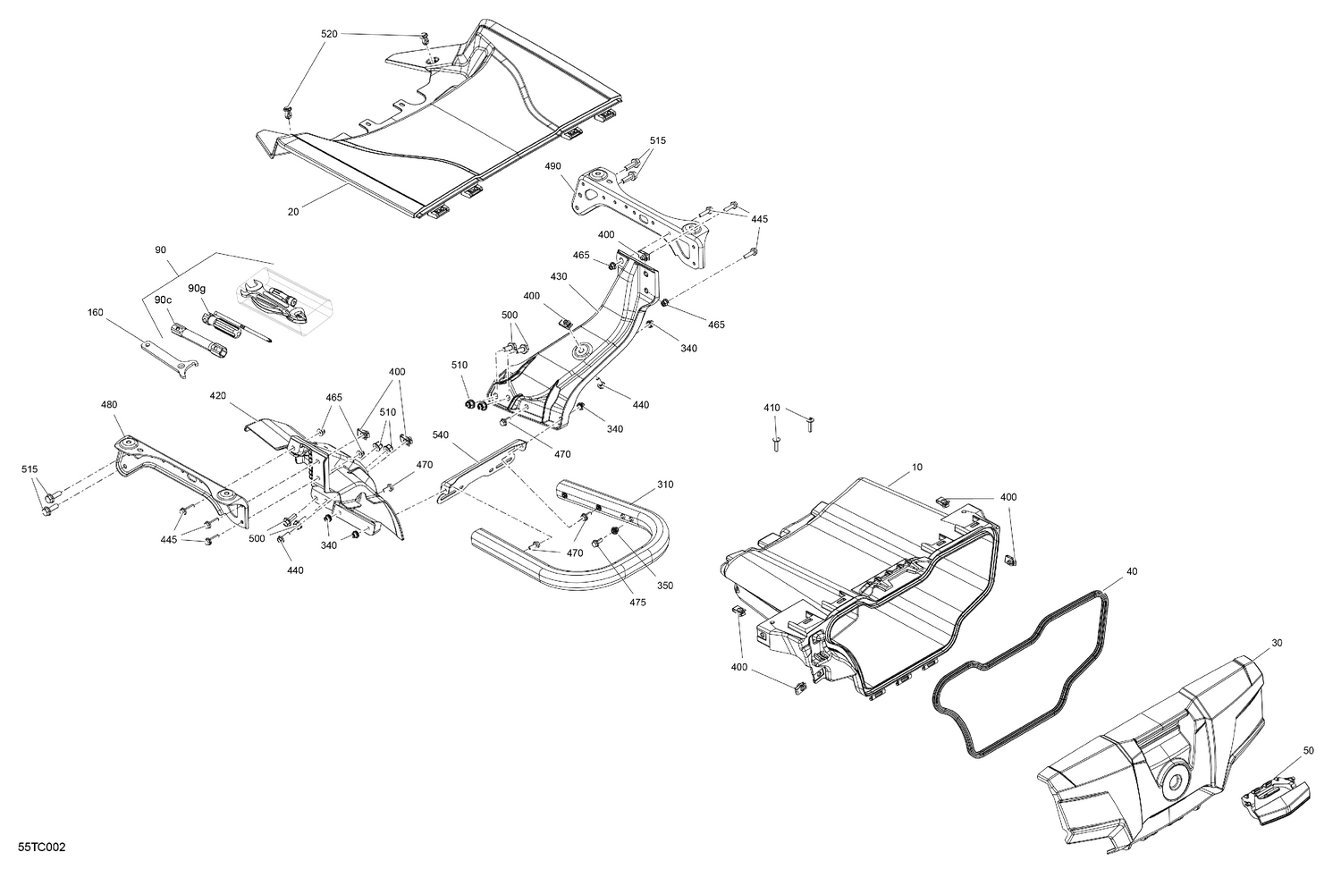 07- Body - Front Storage Tray