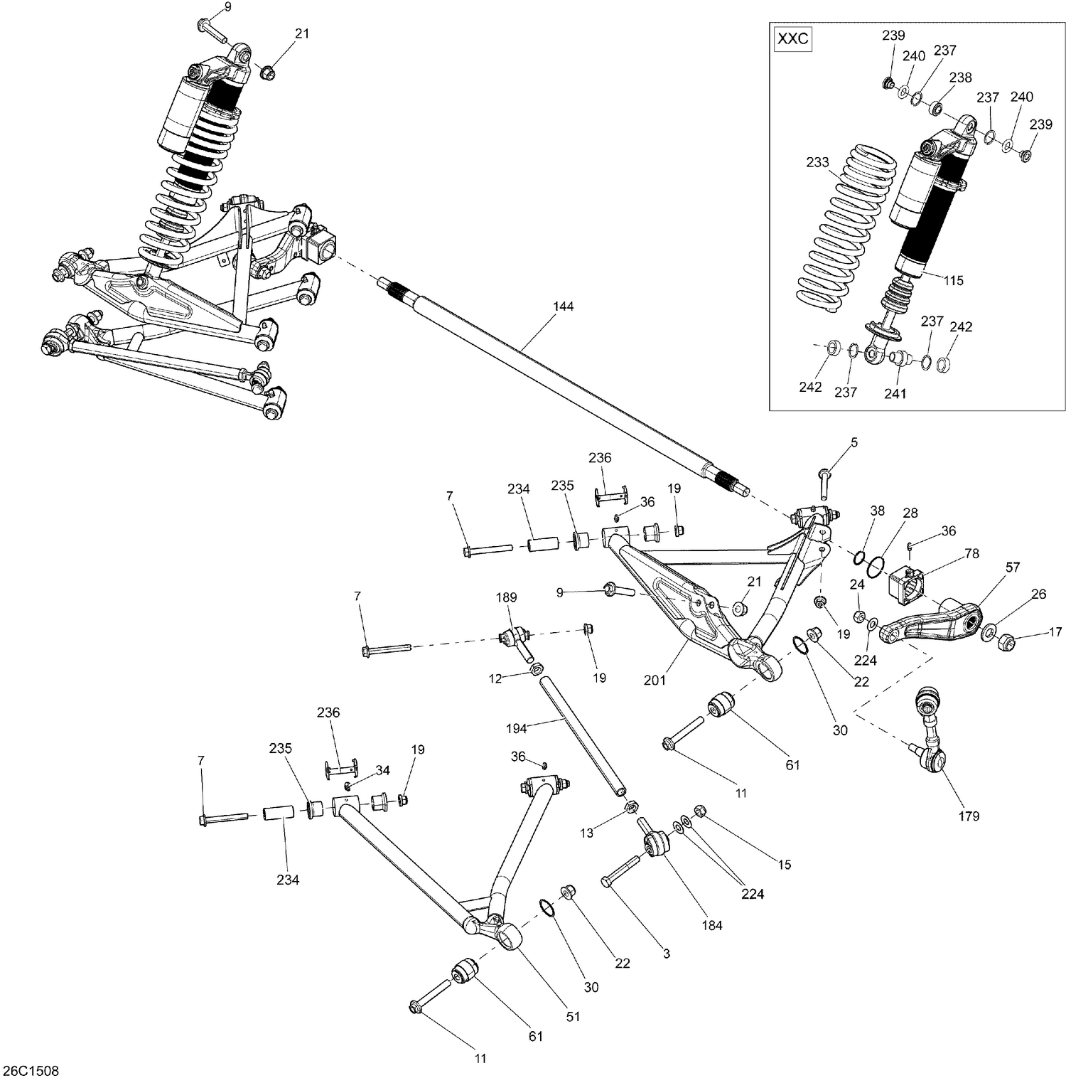 08- Rear Suspension _26C1508