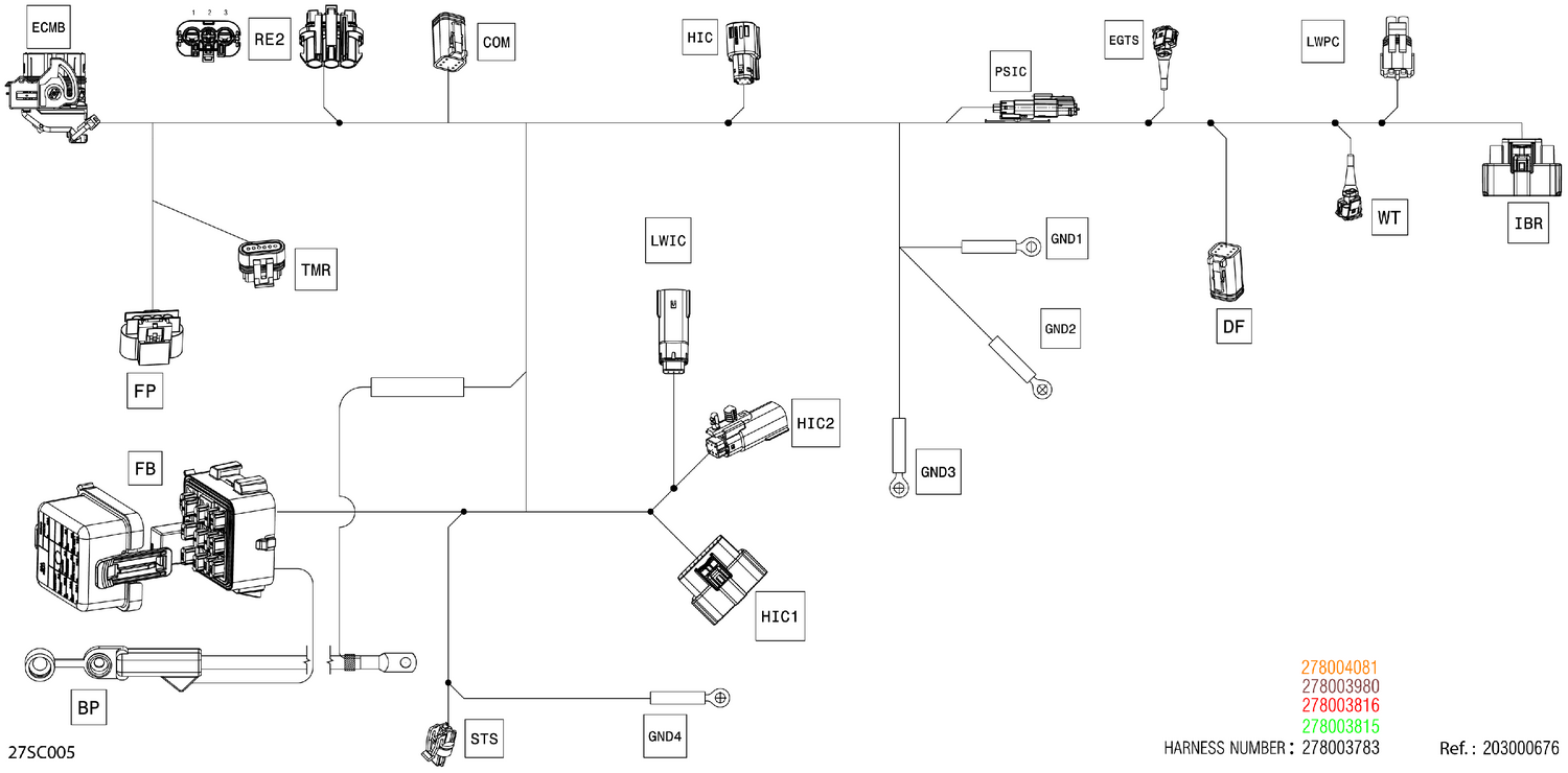 02- Electric - Main Harness - 278003815