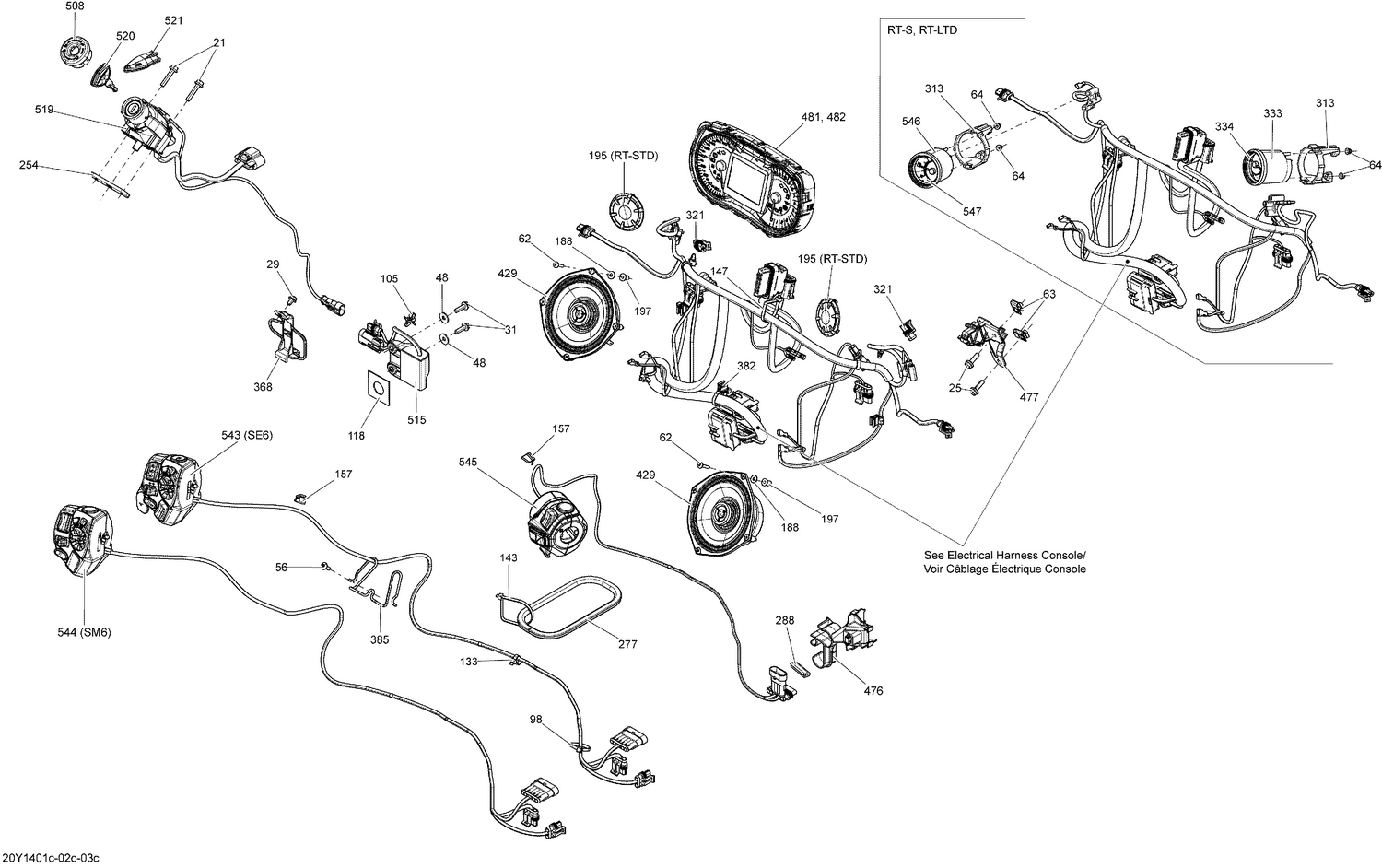 10- Electrical System Front View_20Y1403c