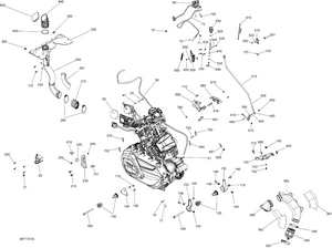 01- Engine And Engine Support - 570 Efi Except Xmr Schematic