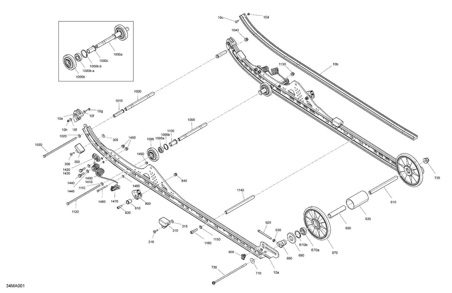 05- Suspension - Rear - Lower Section  - Model 154"