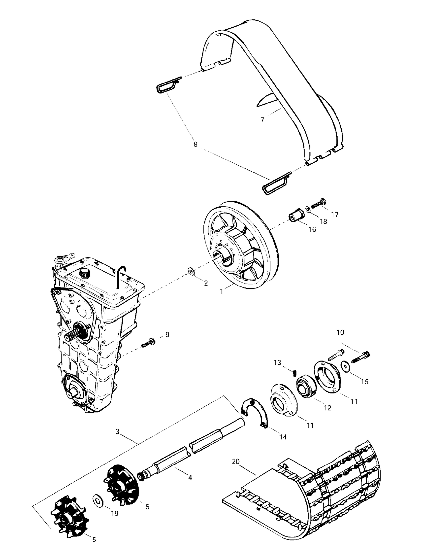 05- Drive Axle, Track And Belt Guard