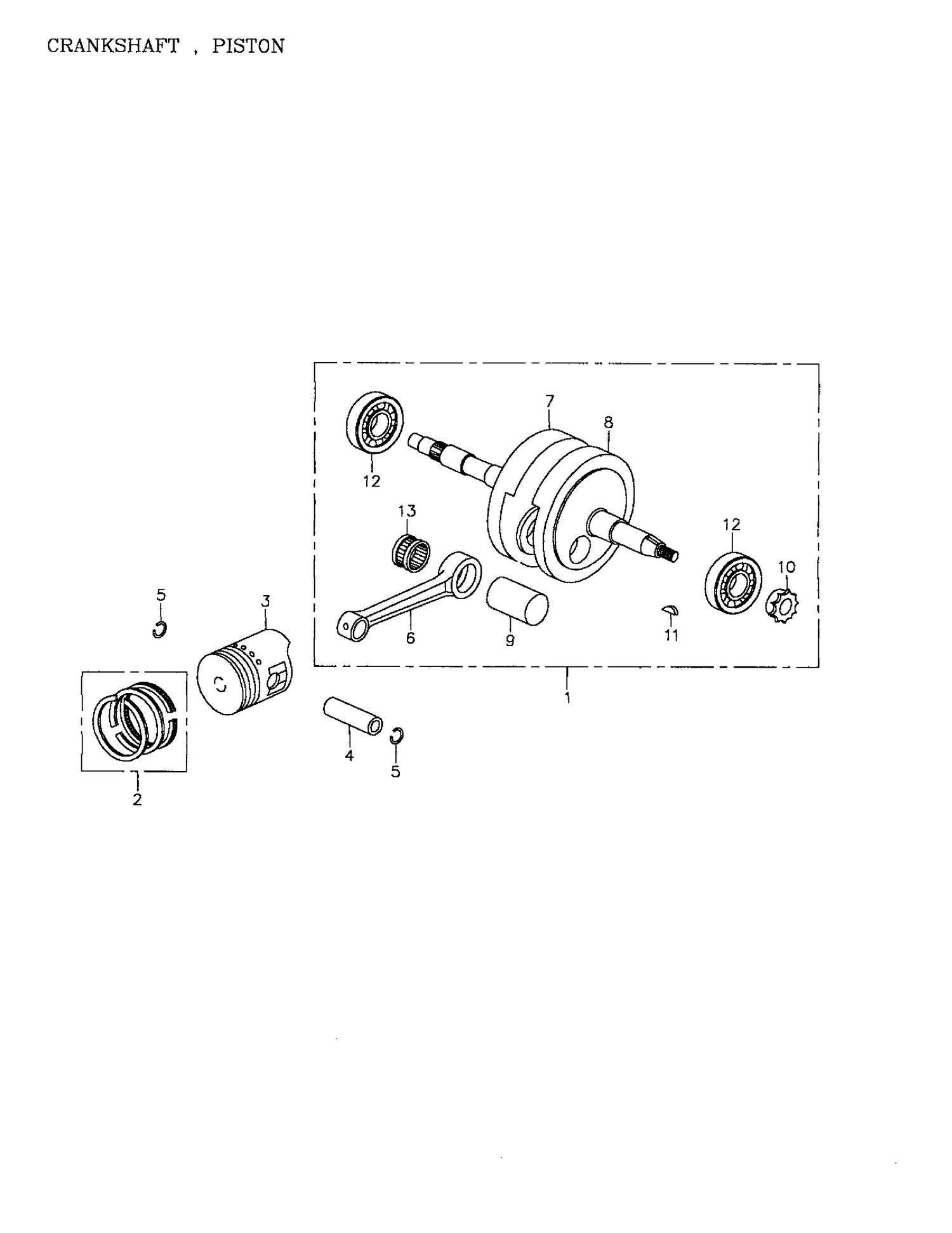 01- Crankshaft And Pistons (172a-10)